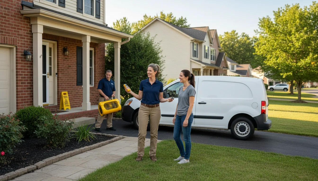 Water restoration image for Home Water Damage Repair in Wadesboro, NC